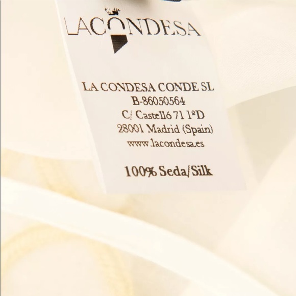 FINAL PRICE Silk Organza Blazer Jacket gold accent - Picture 9 of 11